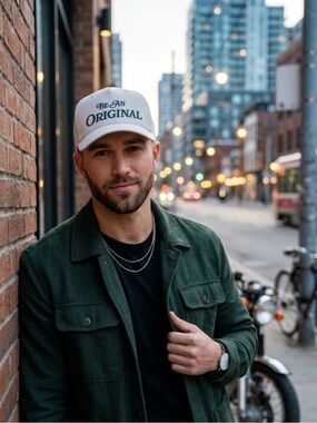 Original Penguin Be An Original White Baseball Cap